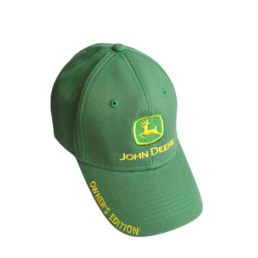 John Deere Owner's Edition Baseball Cap OS Green Adjustable Back